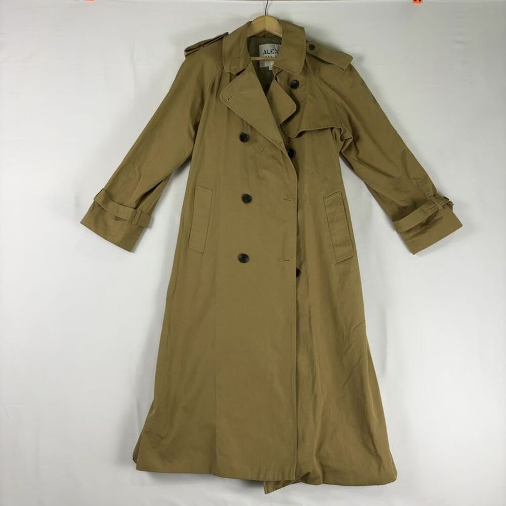 Alex Mill Tan Double-Breasted Trench Coat